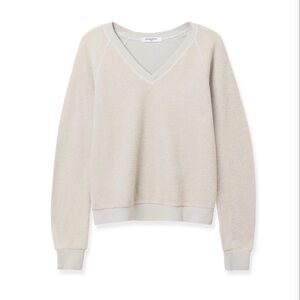 NWT PerfectWhiteTee Zuri Sweatshirt - Silver Small